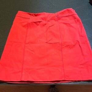 White House Black market red skirt